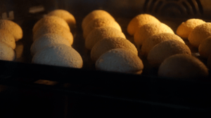 patachoux_etape21 la pâte à choux après 40 min de cuisson