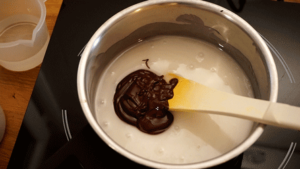 eclairschoco_etape18 préparer le fondant au chocolat