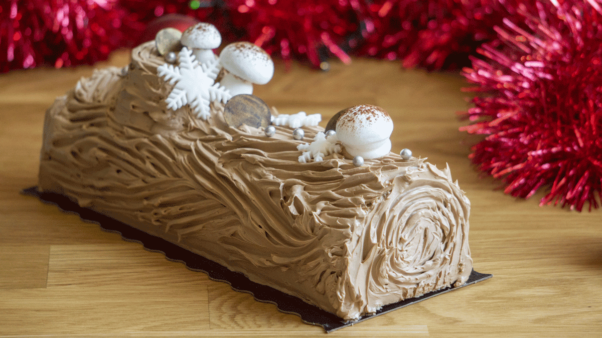 buche roulé chocolat