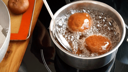 beignet_choco_etape12 faire frire les beignets dans l'huile