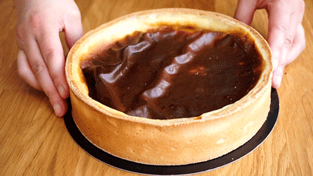 Flan_patissier_etape15 flan pâtissier décerclé et refroidit