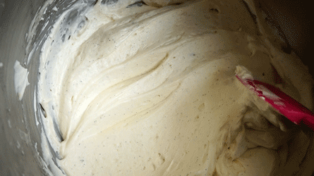 fraisier_etape15 texture de la crème mousseline foisonnée
