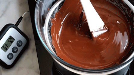 royal_chocolat_etape9 chocolat fondu à 60°C