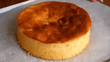 génoise_etape4 génoise après cuisson