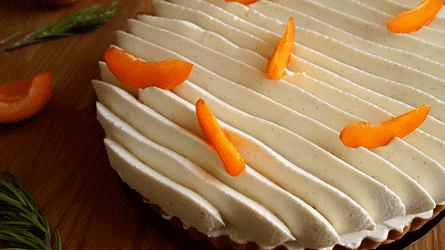 tarte-abricot_décoration décorer la tarte abricot avec des morceaux