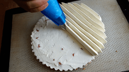 tarte-abricot_ganache_3 pocher la ganache sur la tarte abricot