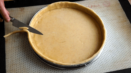 foncez le cercle à tarte