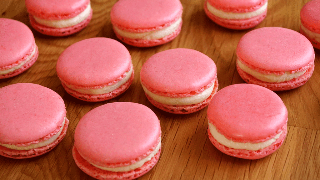 macarons vanille_fruit rouge