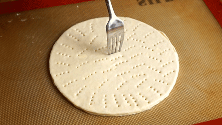 disque de feuilletage pour le saint-honoré