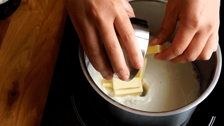 réalisation de la pâte à choux