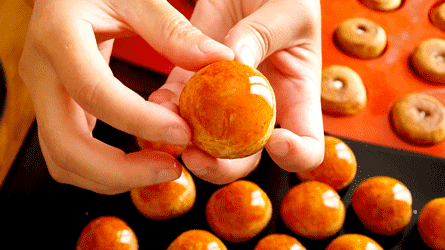 chou glacé au caramel