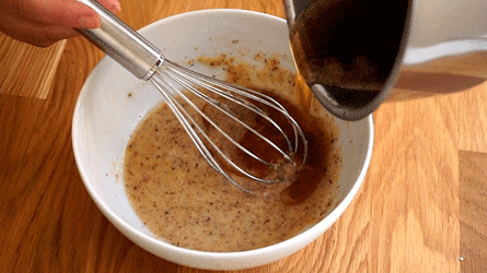 ajouter le beurre noisette