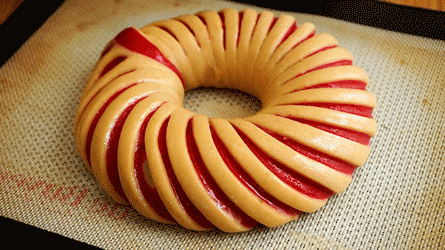 dorez la brioche marbrée