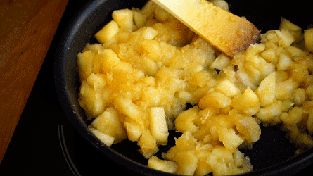 compote de pommes mijotés