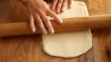 étaler la détrempe en rectangle