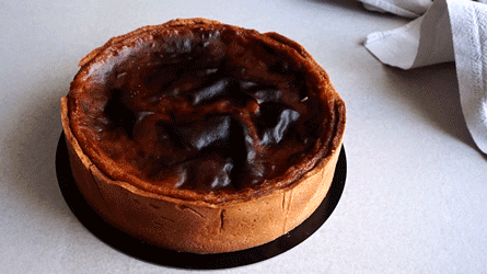 Flan_praliné_etape18 flan praliné à la sortie du four