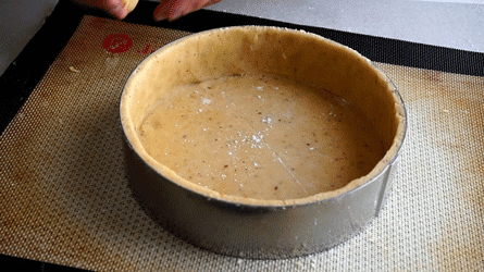 Flan_praliné_etape9 fond de tarte prêt
